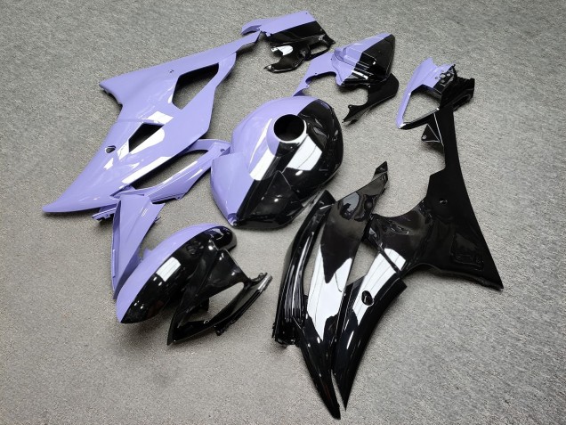 Purchase 2008-2016 Glossy Light Purple Black Split Yamaha R6 Motorcycle Fairings UK