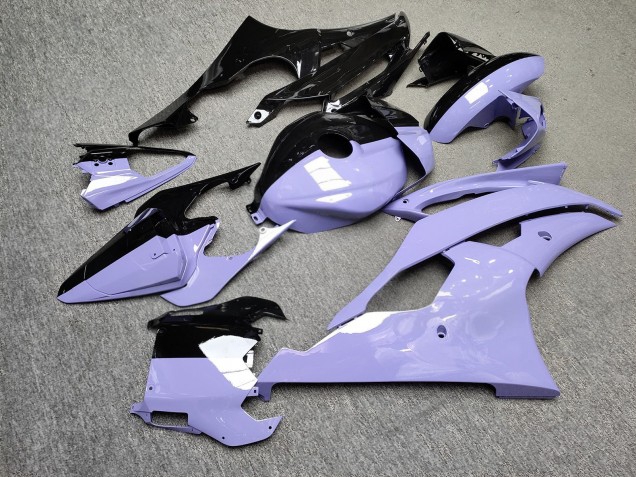 Purchase 2008-2016 Glossy Light Purple Black Split Yamaha R6 Motorcycle Fairings UK