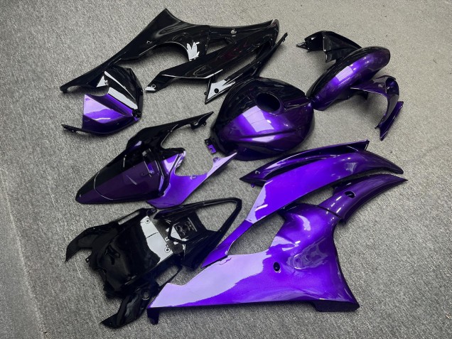 Purchase 2008-2016 Glossy Purple & Black Split Yamaha R6 Motorcycle Fairings UK