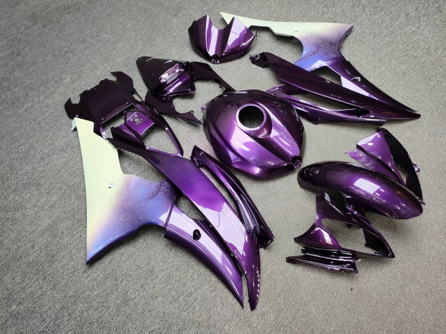 Purchase 2008-2016 Glossy Purple To White Fade Chameleon Yamaha R6 Motorcycle Fairings UK