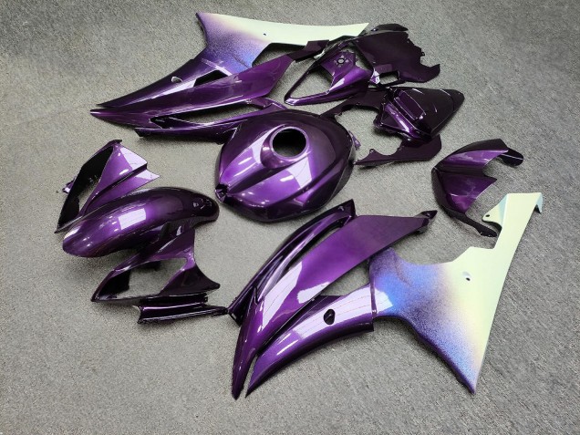 Purchase 2008-2016 Glossy Purple To White Fade Chameleon Yamaha R6 Motorcycle Fairings UK