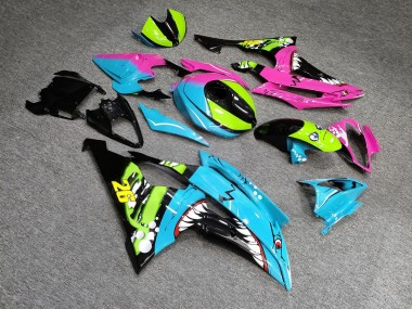 Purchase 2008-2016 Glossy Light Blue Pink Shark Yamaha R6 Motorcycle Fairings UK