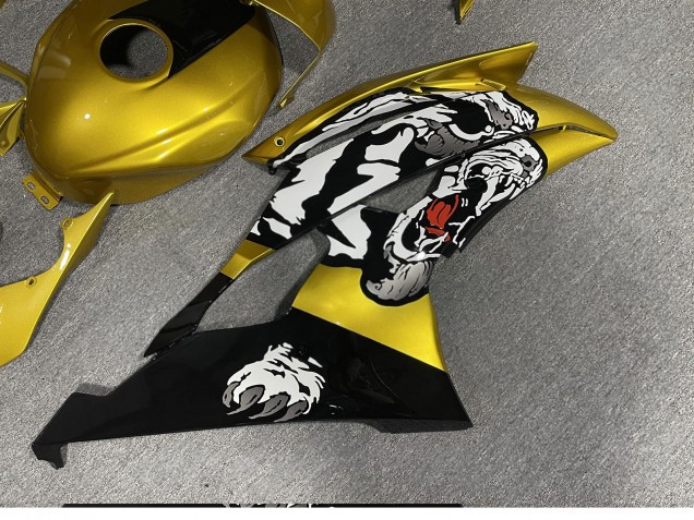 Purchase 2008-2016 Gold Black Yamaha R6 Motorcycle Fairings UK