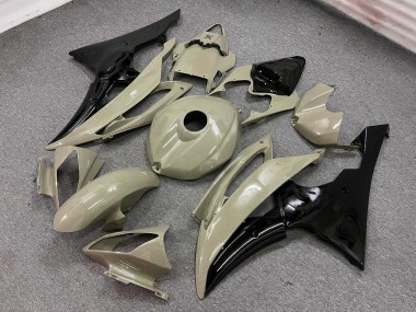 Purchase 2008-2016 Desert Tan Black Yamaha R6 Motorcycle Fairings UK