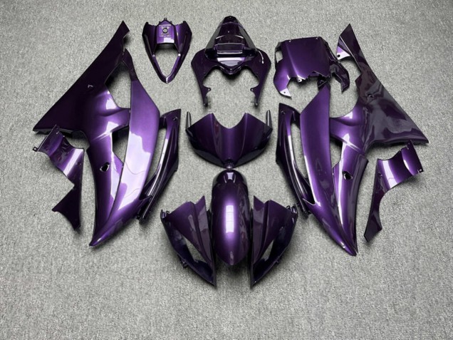 Purchase 2008-2016 Glossy Dark Purple Yamaha R6 Motorcycle Fairings UK