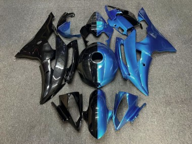 Purchase 2008-2016 Glossy Blue Black Split Yamaha R6 Motorcycle Fairings UK