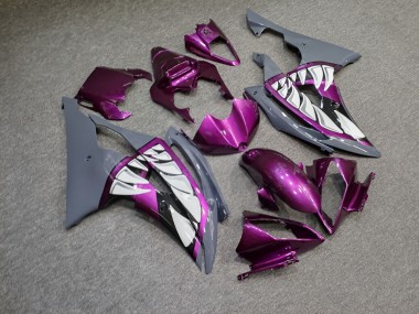 Purchase 2008-2016 Glossy Deep Purple Nardo Shark Yamaha R6 Motorcycle Fairings UK