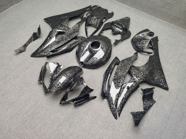 Purchase 2008-2016 Glossy Forged Carbon Fiber Style Yamaha R6 Motorcycle Fairings UK