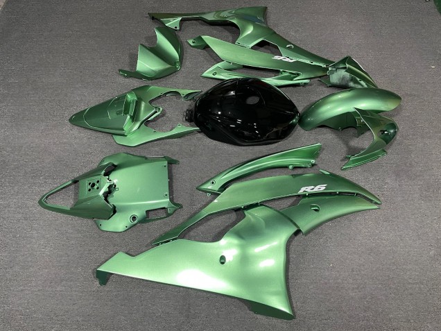 Purchase 2008-2016 Glossy Seafoam Green Black Yamaha R6 Motorcycle Fairings UK