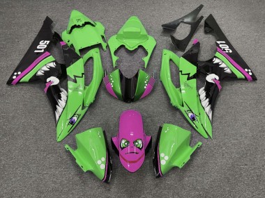 Purchase 2008-2016 Green Shark Race Yamaha R6 Motorcycle Fairings UK