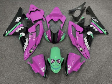 Purchase 2008-2016 Pink Green Shark Race Yamaha R6 Motorcycle Fairings UK