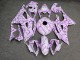 Purchase 2008-2016 Glossy White Purple Lightning Yamaha R6 Motorcycle Fairings UK