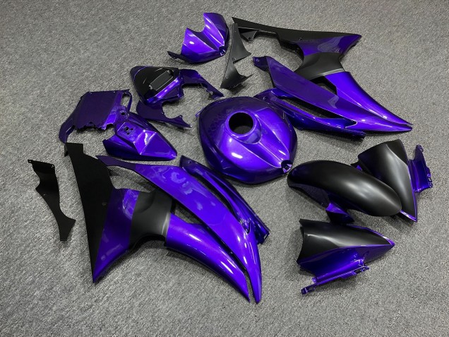 Purchase 2008-2016 Glossy Purple Matte Black Yamaha R6 Motorcycle Fairings UK