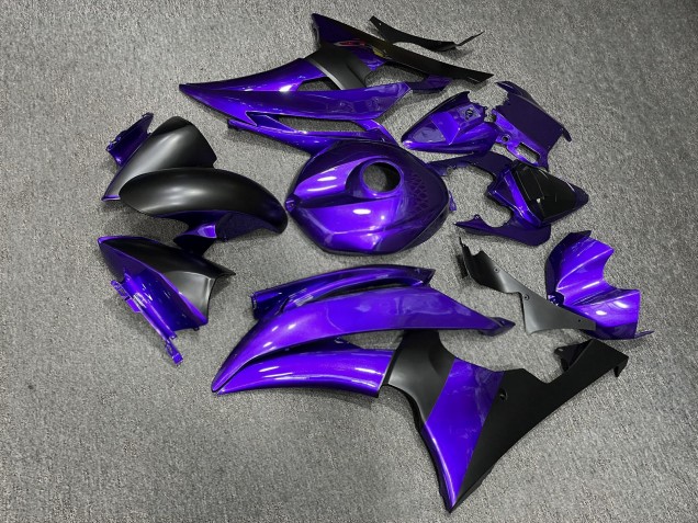 Purchase 2008-2016 Glossy Purple Matte Black Yamaha R6 Motorcycle Fairings UK