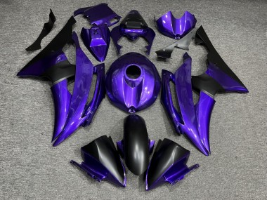 Purchase 2008-2016 Glossy Purple Matte Black Yamaha R6 Motorcycle Fairings UK