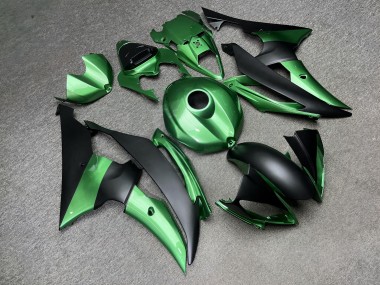 Purchase 2008-2016 Glossy Forest Green Matte Black Yamaha R6 Motorcycle Fairings UK
