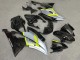 Purchase 2008-2016 Glossy Black Silver Yamaha R6 Motorcycle Fairings UK