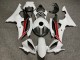 Purchase 2008-2016 Glossy White Silver Red Yamaha R6 Motorcycle Fairings UK