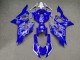 Purchase 2017-2025 Glossy Blue & White Dragon Yamaha R6 Motorcycle Fairings UK