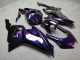 Purchase 2017-2025 Glossy Purple & Blue Chameleon with Black Yamaha R6 Motorcycle Fairings UK