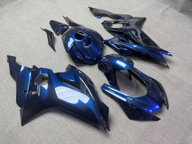 Purchase 2017-2025 Glossy Dark Blue Yamaha R6 Motorcycle Fairings UK