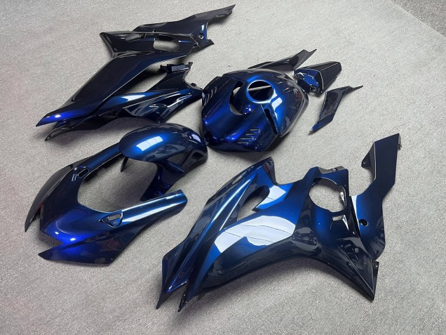 Purchase 2017-2025 Glossy Dark Blue Yamaha R6 Motorcycle Fairings UK