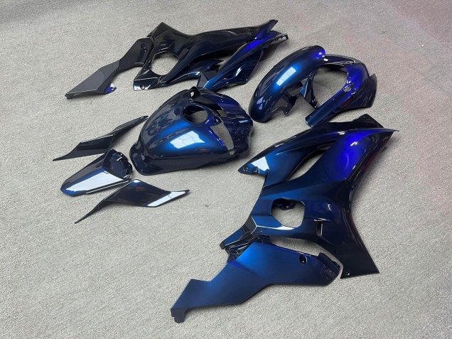 Purchase 2017-2025 Glossy Dark Blue Yamaha R6 Motorcycle Fairings UK