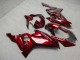 Purchase 2017-2025 Glossy Maroon Red with Carbon Fiber Style Yamaha R6 Motorcycle Fairings UK