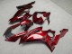 Purchase 2017-2025 Glossy Maroon Red with Carbon Fiber Style Yamaha R6 Motorcycle Fairings UK