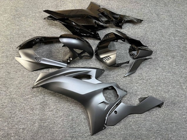 Purchase 2017-2025 Glossy Black Matte Dark Silver Yamaha R6 Motorcycle Fairings UK