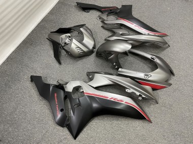 Purchase 2017-2025 Matte Grey & Black with Red Yamaha R6 Motorcycle Fairings UK