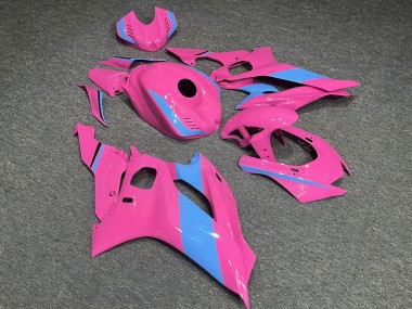 Purchase 2017-2025 Glossy Pink Baby Blue Yamaha R6 Motorcycle Fairings UK