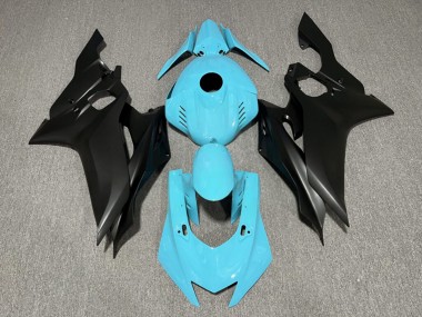 Purchase 2017-2025 Glossy Teal Matte Black Yamaha R6 Motorcycle Fairings UK