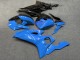 Purchase 2017-2025 Glossy Forged Carbon Fiber Style & Blue Split Yamaha R6 Motorcycle Fairings UK
