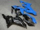 Purchase 2017-2025 Glossy Forged Carbon Fiber Style & Blue Split Yamaha R6 Motorcycle Fairings UK