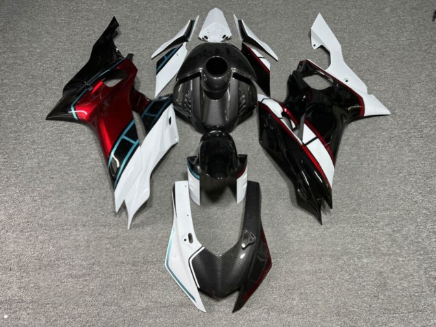 Purchase 2017-2025 Glossy White Black Red Yamaha R6 Motorcycle Fairings UK