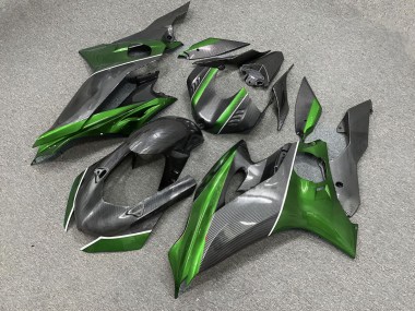 Purchase 2017-2025 Carbon Fiber Style Green Yamaha R6 Motorcycle Fairings UK