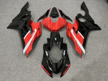 Purchase 2017-2025 Glossy Black Orange Yamaha R6 Motorcycle Fairings UK