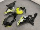 Purchase 2017-2025 Glossy Black Yellow Yamaha R6 Motorcycle Fairings UK