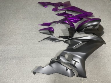 Purchase 2017-2025 Half Matte Black Glossy Purple Yamaha R6 Motorcycle Fairings UK
