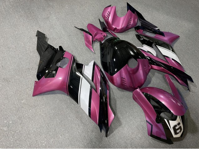 Purchase 2017-2025 Glossy Pink Black White Yamaha R6 Motorcycle Fairings UK