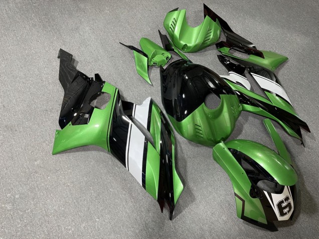 Purchase 2017-2025 Glossy Green Black White Yamaha R6 Motorcycle Fairings UK