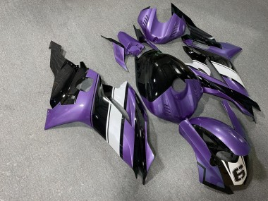 Purchase 2017-2025 Glossy Purple Black White Yamaha R6 Motorcycle Fairings UK