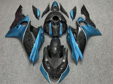 Purchase 2017-2025 Forged Carbon Fiber Style Light Blue Yamaha R6 Motorcycle Fairings UK