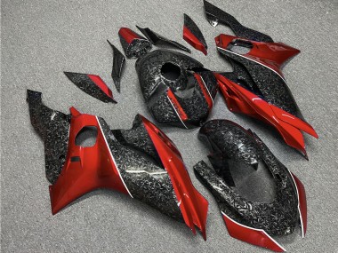 Purchase 2017-2025 Forged Carbon Fiber Style Red Yamaha R6 Motorcycle Fairings UK