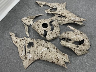 Purchase 2017-2025 Glossy Brown Digital Camo Yamaha R6 Motorcycle Fairings UK