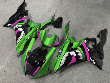 Purchase 2017-2025 Special Green Pink Shark Yamaha R6 Motorcycle Fairings UK