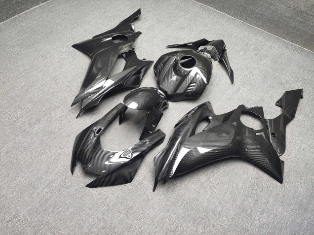 Purchase 2017-2025 Glossy Carbon Fiber Style Yamaha R6 Motorcycle Fairings UK
