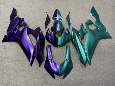 Purchase 2017-2025 Purple Green Split Yamaha R6 Motorcycle Fairings UK