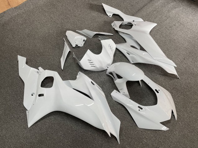 Purchase 2017-2025 Glossy White Yamaha R6 Motorcycle Fairings UK